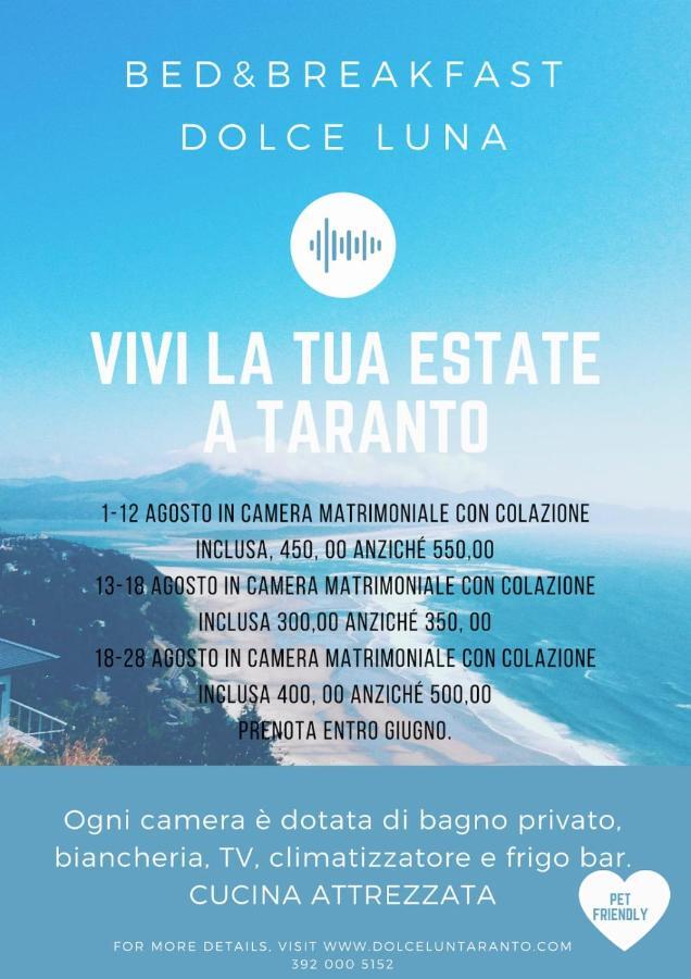 B&B Dolce Luna Taranto Exterior photo